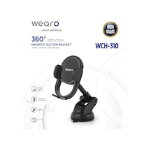 Araç İçi Uzayan Ayarlanabilir Vantuzlu Otomatik Telefon Tutucu - Cam Ve Torpido Için Yüksek Kalite Wch-310