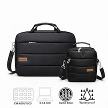 Microcase 2in1 Set Apple Uyumlu MacBook Air 13 İnch M4 2025 İle Çanta + Omuz Askılıklı El Çantası Al5499 Siyah Microcase 2in1 Set Apple Uyumlu MacBook Air 13 İnch M4 2025 İle Çanta + Omuz Askılıklı El Çantası Al5499 Siyah