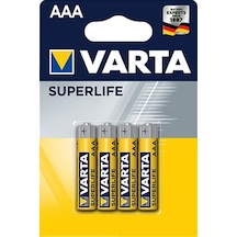 Varta 2003 Superlife AAA İnce Kalem Pil 4'lü