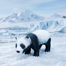 Yumuşak Soft Sesli Vahşi Hayvanlar Dünyası 27 Cm - Panda Lisinya