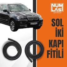 Bmw X5 E70 2007-2013 Kadifeli Sol Ön Ve Arka Kapı Fitili-a Kalite-numlas-nm5115