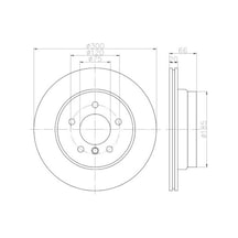 Bosch 0986479263 Fren Diski Arka Bmw E87 E90 E84 34216764653