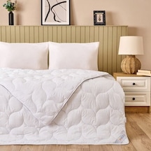 Soft Antistress Tek Kişilik Yorgan - Beyaz - 155x215 Cm Çok Renkli