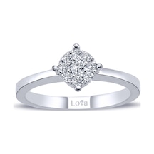 Lova 0,80 Karat Tektaş Görünümlü Pırlanta Yüzük - 1020295