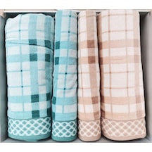 Özdilek Weave Bej-yesıl Best Set Hamam Takımı Çok Renkli