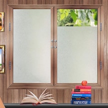 Zindoo Pencere Folyosu, Görüş Engelleyici Folyo, 44,5 X 200 Cm, Yapıştırıcısız, Buzlu Cam Folyosu, Banyo, Duşa Diğer