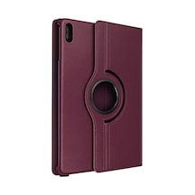 Ilkeshop Newface Huawei Matepad 11 10.9 360 Tablet Deri Kılıf - Mürdüm