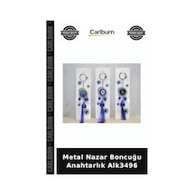Özel Üretim Hediyelik Aksesuar Geleneksel Şık Metal Nazar Boncuğu Anahtarlık Alk3496
