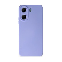 Redmi 13c Kılıf Nano İçi Kadife Silikon - Lila İtdark572