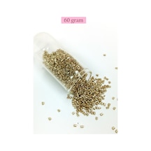 Kesme Cam Boncuk 2mm - 60 Gram - Gold - Bnc356