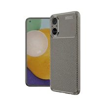 Newface Realme 12 Lite Kılıf Auto Focus Karbon Kapak - Gri