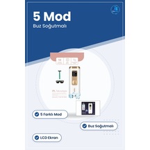 Ipl Lazer Epilasyon Aleti Buz Soğutmalı 5 Mod Lcd Ekranlı Tüm Vüc
