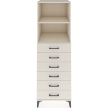 Kronos Dolap 2 Raflı 6 Çekmeceli 60x59x182 Aytaşı-aytaşı Aytaşı
