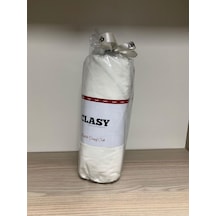 Clasy Ranforce Lastikli Çarşaf Seti Tek Kişilik Beyaz Flz4 Çok Renkli