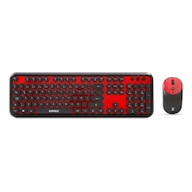 Everest Round KM-6282 Kablosuz Q Multimedia Klavye Mouse Set