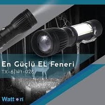 Watton Wt-028 Çok Güçlü Tx6 Fener