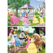 Wd - Büyülü Prensesler - 2x24p Puzzle - 88652 Standart