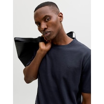 Jack & Jones Blaethan Logo Erkek Lacivert Tişört 12292340-ns