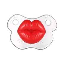 Tenfowee Bebek Uyku Pacifieri - Gülümseyen Dudak Desenli, Medikal Silikon, Bpa'sız, Diş Gelişimi İçin, 6 Aylık Ve Üzeri Bebekler İçin