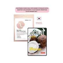 Dermal 3 Katmanlı Rose Gold Göz Maskesi + Pamuk Hindistan Cevizi Maskesi 23 G