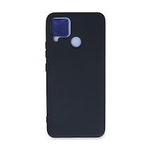 Realme C15 Kılıf Nano İçi Kadife Silikon - Lacivert Bzsxx00 1