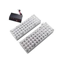 Flaşlı ikaz lambası 96 led kırmızı kırmızı / LAPA19-4