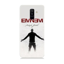 Samsung Galaxy A6 Plus Uyumlu Eminem Rap God Desenli Silikon Kılıf
