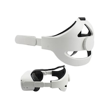 Oculus Quest 2 VR Kask Uyumlu Çıkarılabilir Kafa Bandı Beyaz