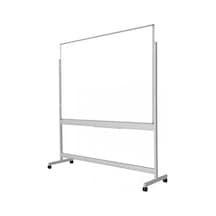 90x120 Mobil Çift Taraflı Laminat Beyaz Yazı Tahtası
