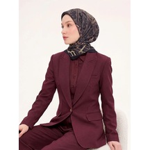 Silk Home Dört Mevsim Antik Motif Viskon Velora Eşarp 6421 Koyu Lacivert