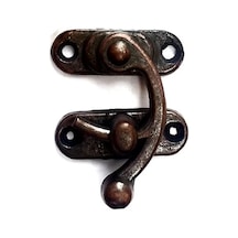 Yay Gözü, Ahşap Kutu Klipsi - Minik 20x24 Mm, Antik, 100 Adet - 497