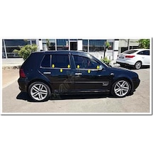 Vw Golf 4 Krom Cam Çıtası 1998-2004 4 Parça Paslanmaz  Çelik