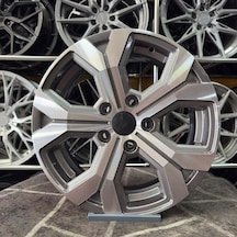 16 İnç 5x114.3 Duster Gun Metal Elmas Kesim Jant Modeli 4 Adet
