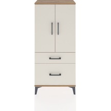 Hyperion Dolap 2 Raflı 2 Çekmeceli 2 Kapaklı 60x44x134 Çam-ay... Çam