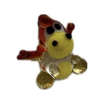 El Yapımı Mini Murano Cam Dinozor Biblo A153-08