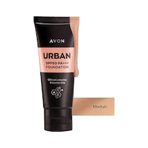 Avon Urban Fondöten Spf50 PA+++ Medium 30 ML
