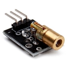 Lazer Sensör Modülü KY-008 Arduino - 650nm 5V 5mW