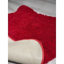 Yamalı Home Tavşan Tüyü Kırmızı Post Halı 70 x 200 Cm