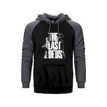 The Last Of Us 2 Apocalypse Gri Renk Reglan Kol Kapşonlu Sweatshirt Gri