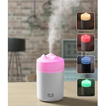 H2o Humidifier 300 Ml Ultrasonik Hava Nemlendirici Volkanik Buhar Makinesi Ve Aroma Difüzörü