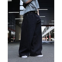 Pokaifu Y2k Tarzında Çok Geniş Kot Pantolonlar 306817563 Koyu Gri