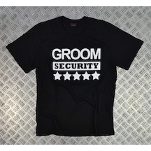 Groom Securıty Baskılı T-Shirt 001