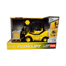 Sürtmeli Işıklı Ve Sesli Müzikli Forklift 1:16 22 Cm