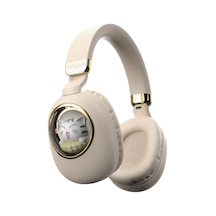 Geeksen Kedi Çantası Baş Üstü Kablosuz Bluetooth Kulaklık Bluetooth 5.3 Oyun Kulaklığı Aux In'i Destekler Sevimli Çizgi Film Evcil Hayvan Çantası Şekli Sevimli Evcil Hayv