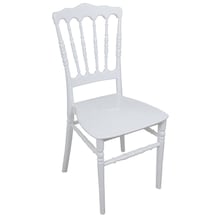 Depootoptan Mandella Silver Sandalye Napolyon (2 Adet) Beyaz