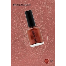 Metalik Turuncu Oje 32 - Yüksek Pigmentli Uzun Süreli Kalıcılık Hızlı Kuruma - Nail Lacquer 32