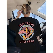 Noıssey Urban Pop Graphic Kadın Tişört Koleksiyonukod 5516 Siyah