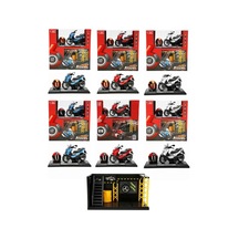 5839 Sun-myg-motosiklet 1 12 Bmw Kasklı Figür Pb.3r Ses Işık Çok Renkli