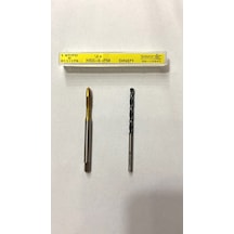 M4 Titan Kaplı Düz Kılavuz 3.3 MM Hss Matkap Ucu