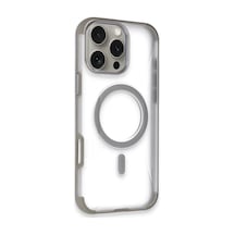 Joko - 690 - Apple iPhone Uyumlu 14 Pro Max Hilton Magsafe Kapak - - Ece-umay - Titan Gri